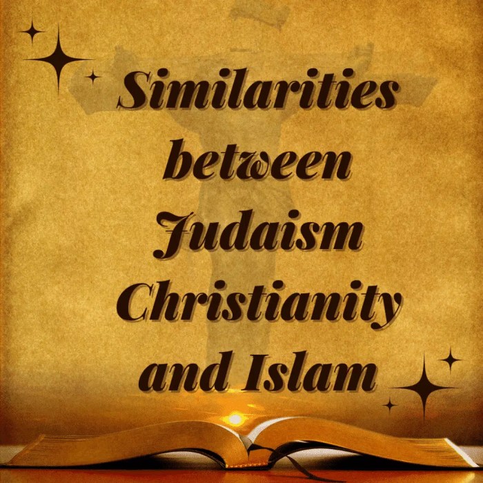 Christianity judaism and islam all describe an intelligent designer