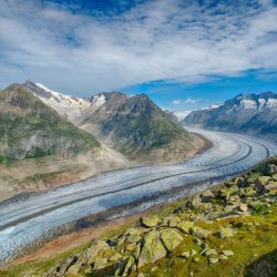 Alps arête rochefort dewar beautiful erosional features alpine glaciation france